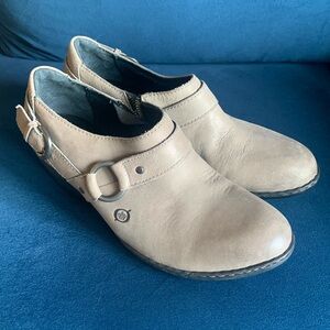 Born Size 39 Zowy Barnwood Factory Distressed Leather Booties